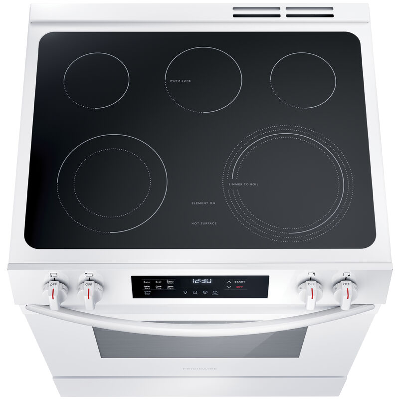 Frigidaire 30 in. 5.3 cu. ft. Electric Range with Smoothtop Burners - White, White, hires