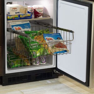 Marvel 24 in. 4.9 cu. ft. Built-in Compact Upright Freezer - Stainless Steel, , hires