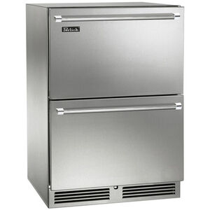 Perlick Signature Series 24 in. Built-In 5.2 cu. ft. Refrigerator Drawer - Custom Panel Ready, , hires