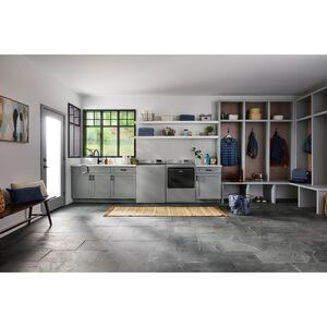 Maytag 27 in. 7.4 cu. ft. Smart Electric Dryer with Extra Power, Sensor Dry & Steam Cycle - Classic SIlver, Classic Silver, hires