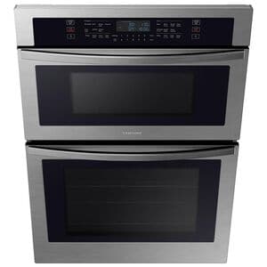 Samsung 30 in. 7 cu. ft. Smart Electric Microwave/Wall Oven Combo with Sensor Cooking - Stainless Steel, Stainless Steel, hires