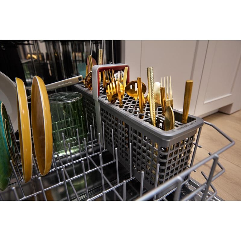 KitchenAid 24 in. Top Control Dishwasher with 44 dBA Sound Level, 3rd-Rack, Advanced ProDry System & Pocket Handle - Juniper, , hires