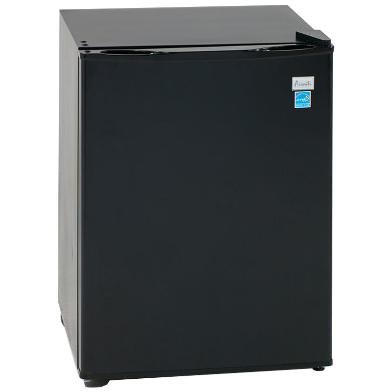 Avanti 19 in. 2.4 cu. ft. Mini Fridge with Freezer Compartment - Black, , hires