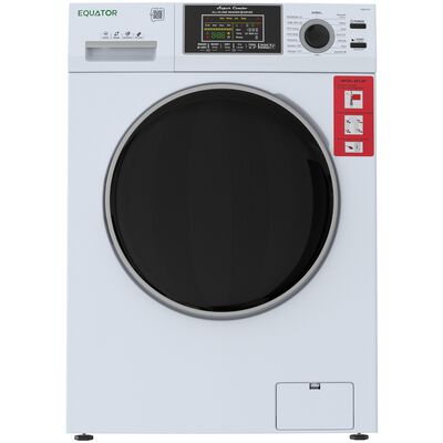 Equator Max 24 in. 2.47 cu. ft. Electric Front Load Convertible (Vented/Ventless) All-in-One Combo with Pet Cycle, Sanitize Cycle & Sensor Dry - White | 6500W