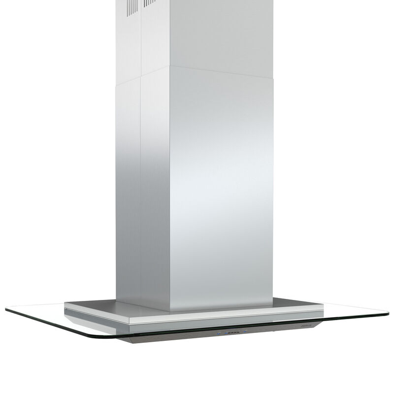 Zephyr 36 in. Convertible Chimney Style Range Hood with 600 CFM, 5 Fan Speeds & 2 LED Lights - Stainless Steel, , hires