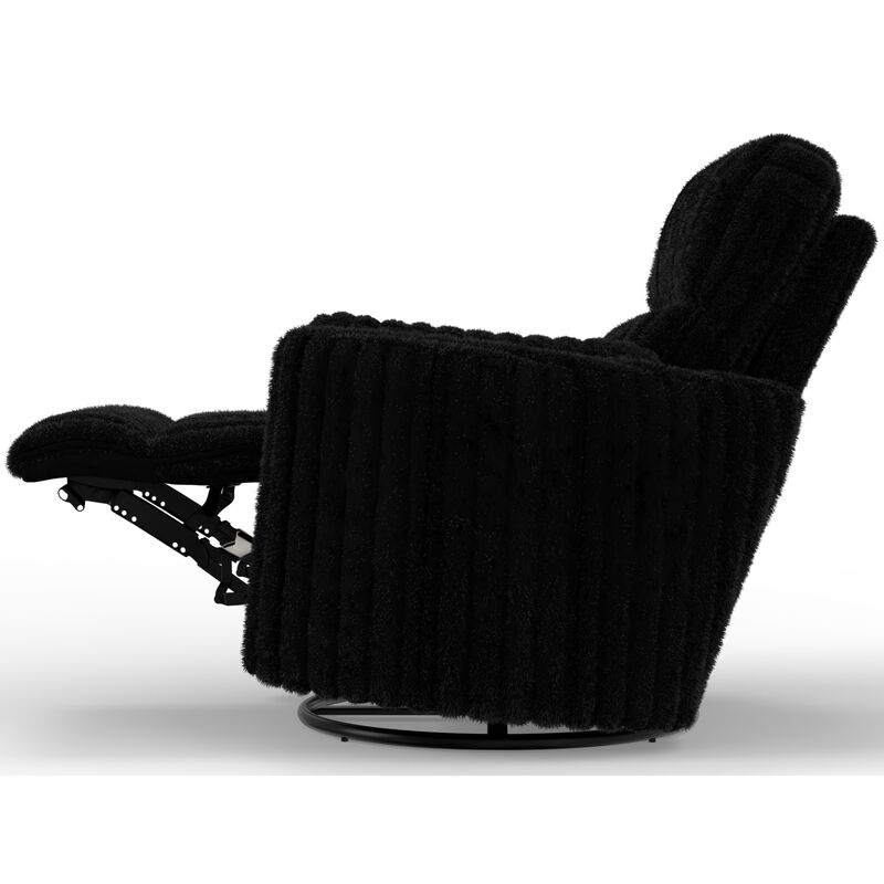 Catnapper Daydream Swivel Glider Recliner - Black, Black, hires