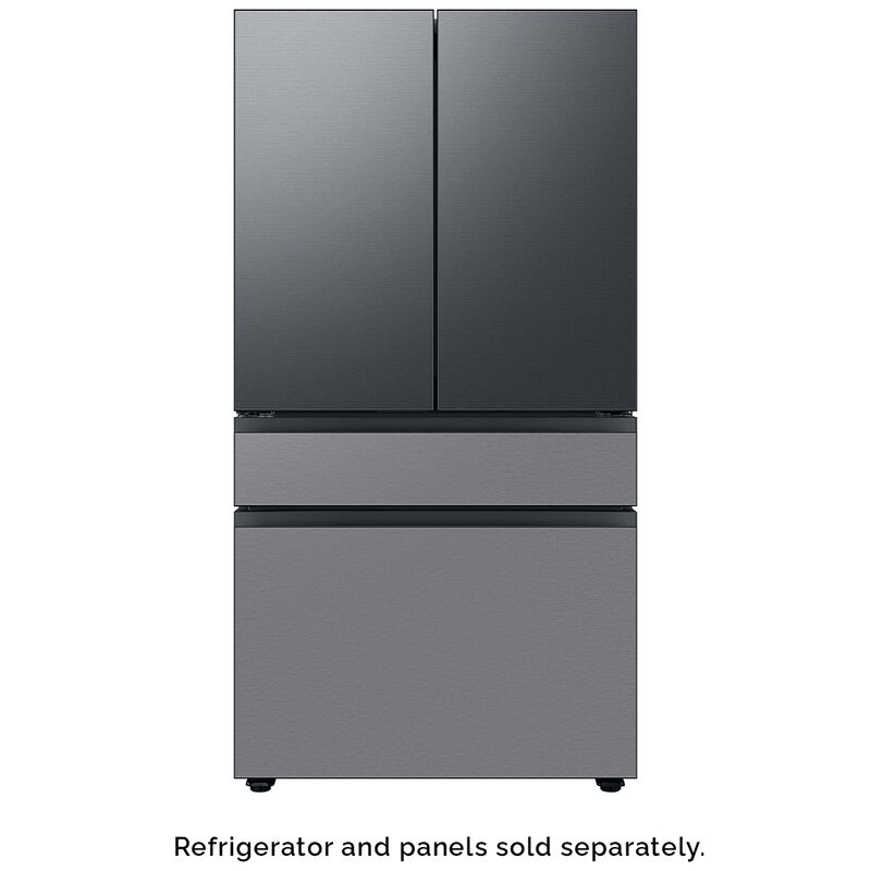 Samsung Bespoke 4-Door French Door Bottom Panel for Refrigerators - Stainless Steel, , hires