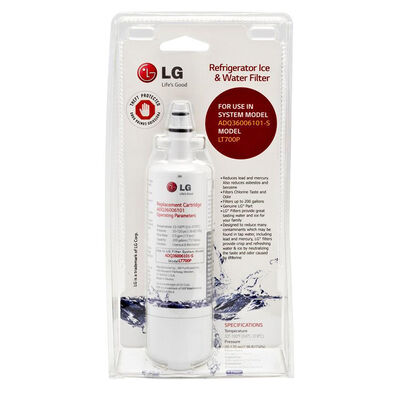 LG 6-Month Replacement Refrigerator Water Filter - LT700PC | LT700PC