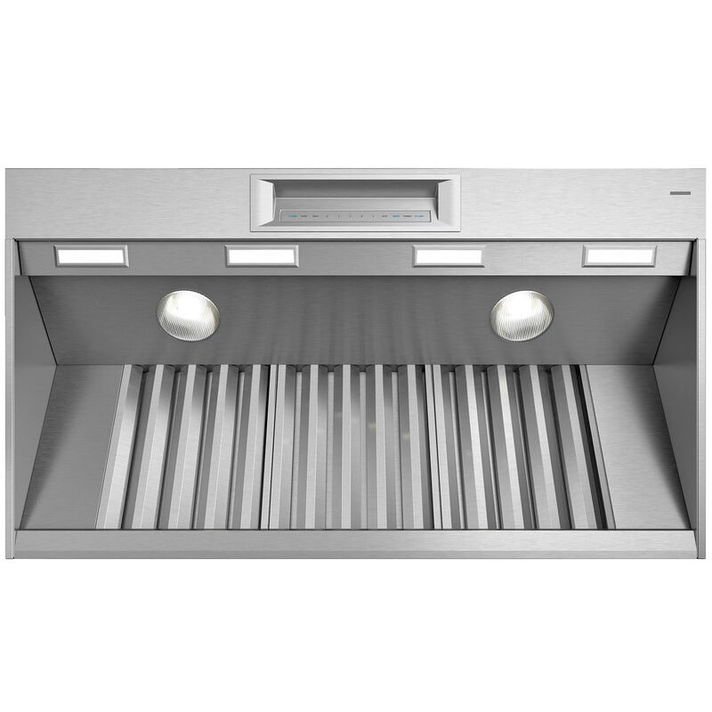 Thermador Professional Series 48 in. Smart Ducted Canopy Pro Style Style Range Hood with 4 Fan Speeds & 4 LED Lights - Stainless Steel, , hires