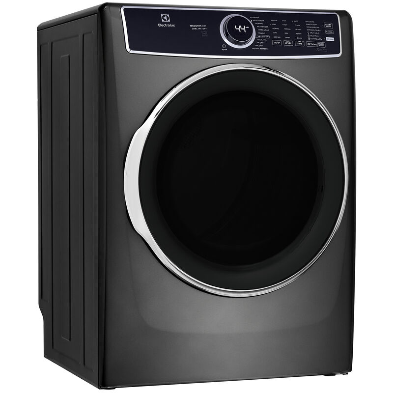Electrolux 600 Series 27 in. 8.0 cu. ft. Stackable Gas Dryer with LuxCare Dry, Instant Refresh, Perfect Steam & Sanitize Cycle - Titanium, Titanium, hires