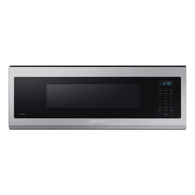 Samsung 30 in. 1.1 cu. ft. Low Profile Smart Over-the-Range Microwave with 400 CFM - Stainless Steel | ME11A7510DS