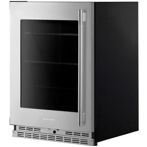 KitchenAid 24 in. 5.2 cu. ft. Undercounter Refrigerator - Stainless Steel with PrintShield Finish, , hires