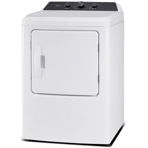 Midea 27 in. 7.0 cu. ft. Electric Dryer with Sensor Dry - White, White, hires