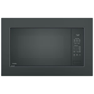 GE 30 in. Built-In Trim Kit for Over the Range Microwaves - Black, , hires