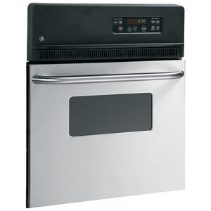 GE 24 in. 2.7 cu. ft. Electric Single Wall Oven - Stainless Steel, , hires