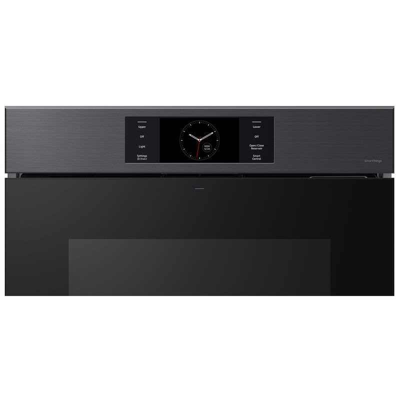 Samsung Bespoke 30 in. 10.2 cu. ft. Electric Smart Double Wall Oven with Dual Convection & Steam Clean - Matte Black, , hires