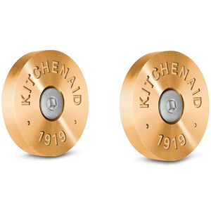 KitchenAid Gold Commercial-Style Range Handle Medallion Kit, , hires
