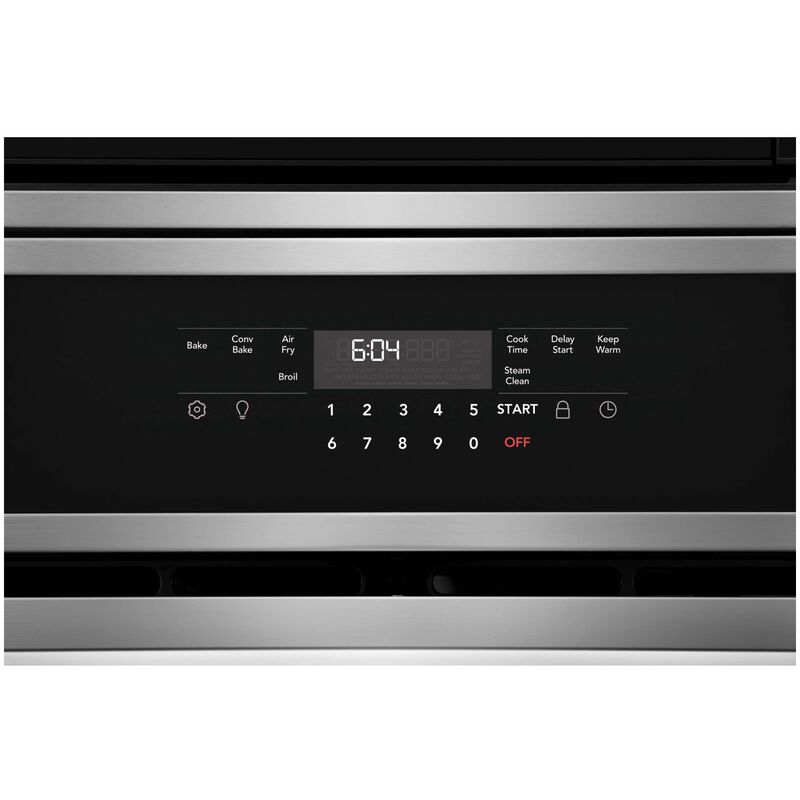 Frigidaire 27 in. 5.4 cu. ft. Electric Microwave/Wall Oven Combo with Standard Convection & Sensor Cooking - Stainless Steel, , hires