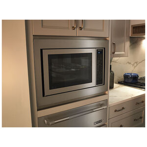 JennAir 30" Flush Convection Countertop Microwave Trim Kit - Stainless Steel, , hires