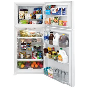 Frigidaire 30 in. 20.0 cu. ft. Top Freezer Refrigerator - White, White, hires