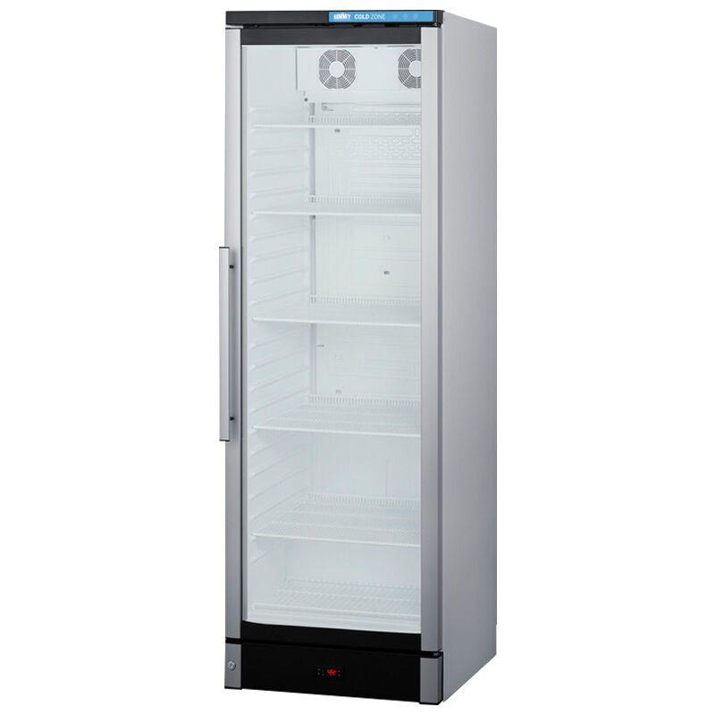 Summit 24 in. 12.4 cu. ft. Beverage Center with Removable Shelves & Digital Control - Stainless Steel, , hires
