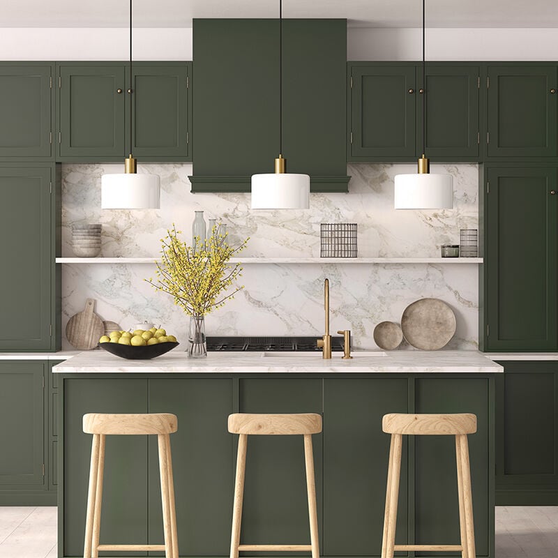 Hudson & Canal Henri 10 in. Pendant with White Milk Glass - Brass, , hires