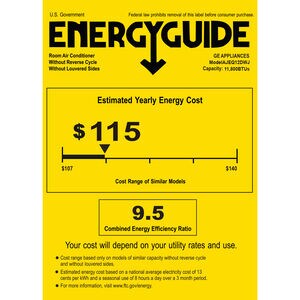 GE 12,000 BTU Heat/Cool Smart Through-the-Wall Air Conditioner with 3 Fan Speeds, Sleep Mode & Remote Control - Soft Gray, , hires