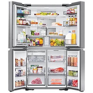 Dacor 36 in. 22.8 cu. ft. Smart Counter Depth 4-Door French Door Refrigerator with Internal Water Dispenser - Silver Stainless, Silver Stainless, hires