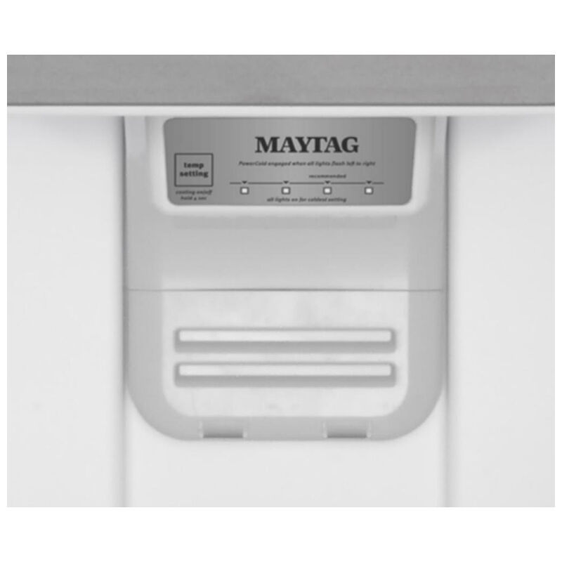 Maytag 30 in. 18.2 cu. ft. Top Freezer Refrigerator - White Ice, White Ice, hires