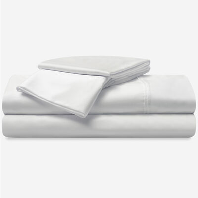 BedGear Hyper-Cotton Twin Size Sheet Set (Ideal for Adj. Bases) - Bright White | BGS199301