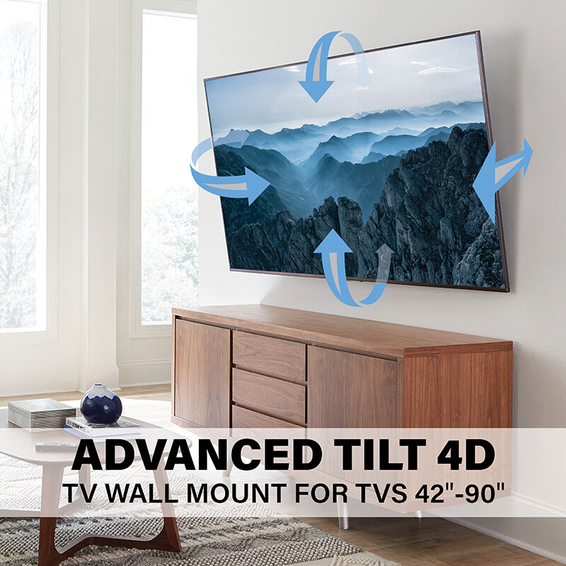 Sanus Advanced Tilt 4D Premium TV Wall Mount for 42"- 90" TVs, , hires