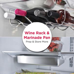 Frigidaire 36 in. 27.8 cu. ft. French Door Refrigerator with Ice & Water Dispenser - Stainless Steel, , hires