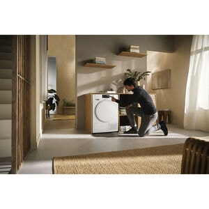 Miele 24 in. 4.0 cu. ft. Smart Stackable Ventless Electric Dryer with Heat Pump - White, , hires