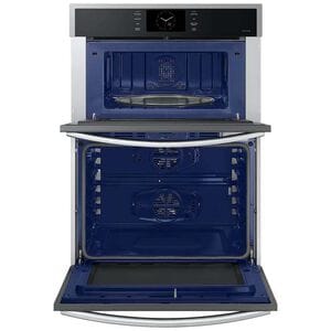 Samsung 30 in. 7 cu. ft. Smart Speed/ Steam Electric Microwave/Wall Oven Combo with Dual Convection & Sensor Cooking - Stainless Steel, , hires