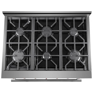 NXR 36 in. 5.5 cu. ft. Standard Convection Liquid Propane Gas Range with 6 Sealed Burners - Stainless Steel, , hires