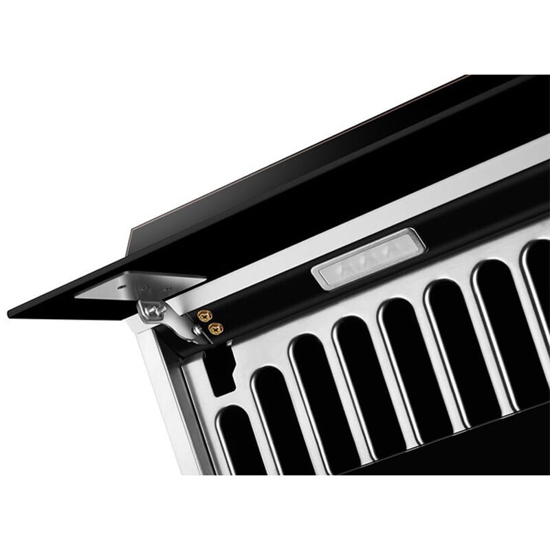 Fotile 30 in. Ducted Standard Style Range Hood with 850 CFM, 3 Fan Speeds & 2 LED Lights - Onyx Black, , hires