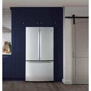 GE 36 in. 23.1 cu. ft. Counter Depth French Door Refrigerator with Ice Maker - Fingerprint Resistant Stainless, Fingerprint Resistant Stainless, hires