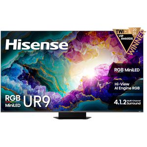 Hisense - 75" Class UR9 Series RGB Mini LED 4K UHD Smart Google TV, , hires