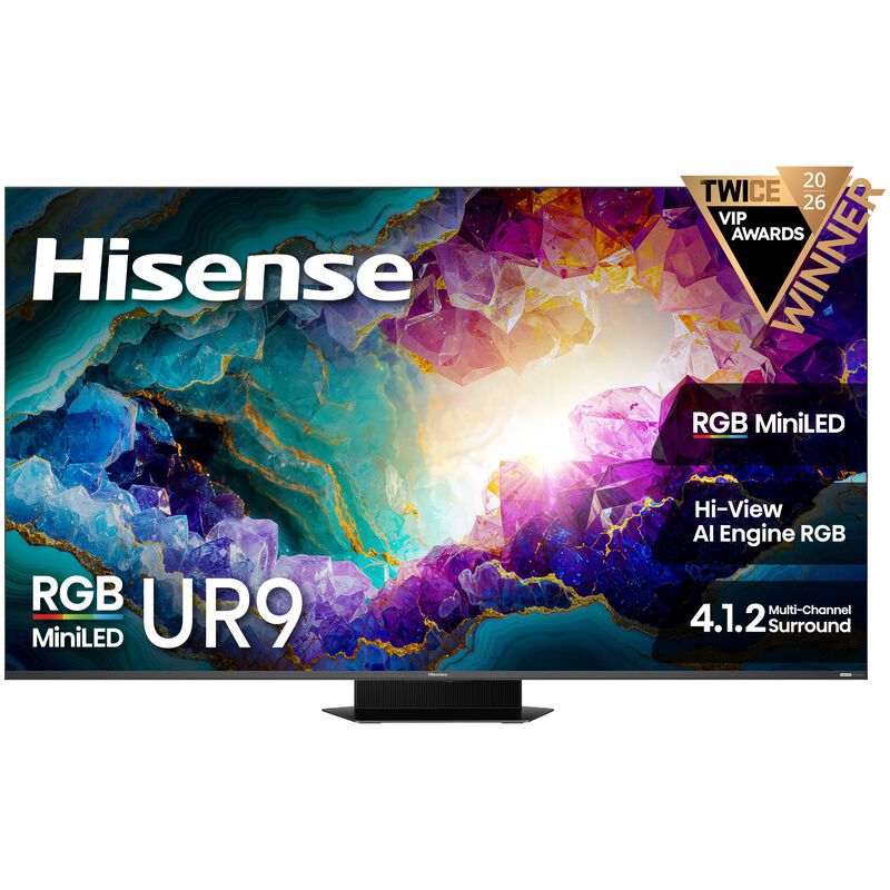 Hisense - 75" Class UR9 Series RGB Mini LED 4K UHD Smart Google TV, , hires