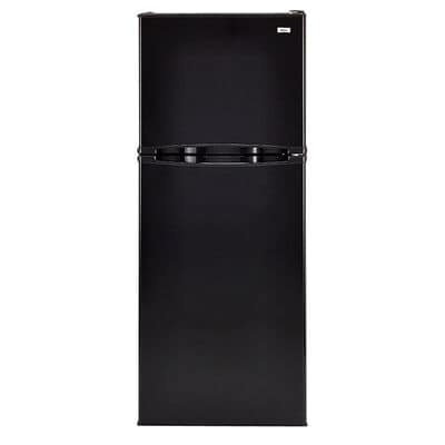 Haier 24 in. 9.8 cu. ft. Counter Depth Top Freezer Refrigerator - Black | HA10TG21SB