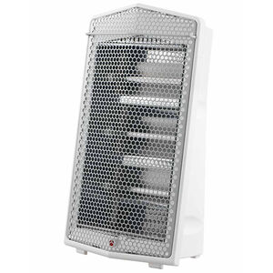 Midea 1500W Radiant Quartz Space Heater with 3 Heat Settings & Overheat Safety - White, , hires