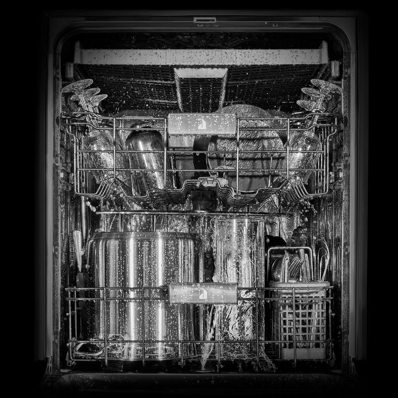 JennAir Noir 24 in. Top Control Dishwasher with 39 dBa Sound Level, 3rd-Rack & Precision Dry Plus Option - Stainless Steel, , hires