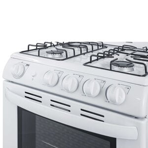 Summit 20 in. 2.3 cu. ft. Gas Range with 4 Sealed Burners - White, , hires