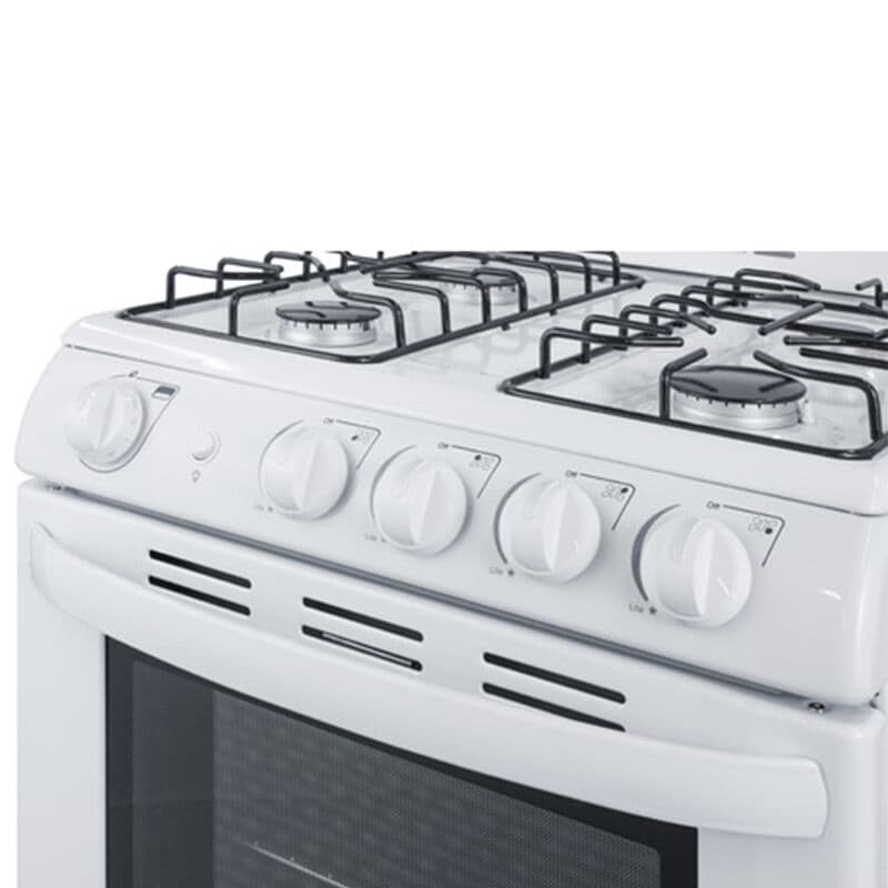 Summit 20 in. 2.3 cu. ft. Gas Range with 4 Sealed Burners - White, , hires