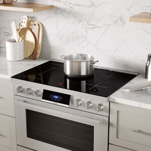Bosch 800 Series 36 in. 3.7 cu. ft. True European Convection Electric Range with 5 Induction Burners - Stainless Steel, , hires