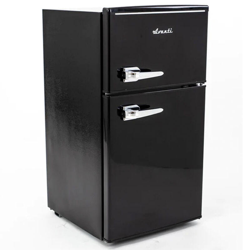 Avanti 18 in. 3.0 cu. ft. Mini Fridge with Freezer Compartment - Black ...