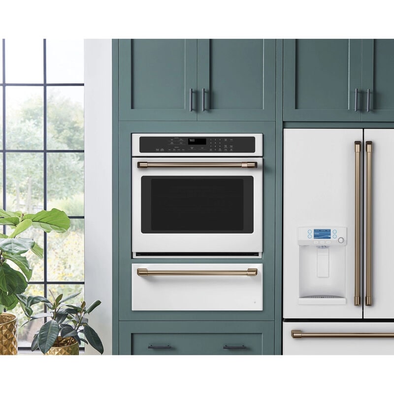 Cafe 30 in. 1.9 cu. ft. Warming Drawer with Humidity Control - Matte White, Matte White, hires