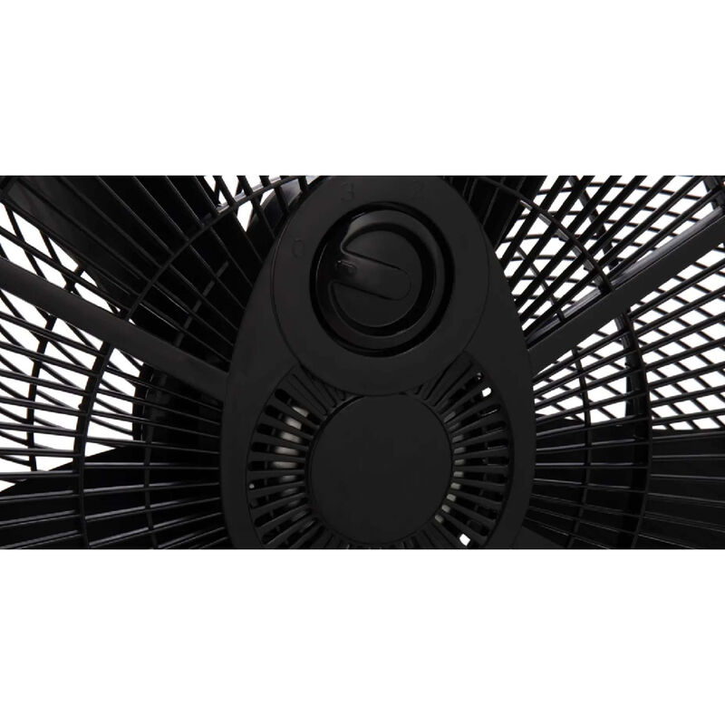 Pelonis Table Fan with 3 Speed Settings & Adjustable Tilt - Black, , hires