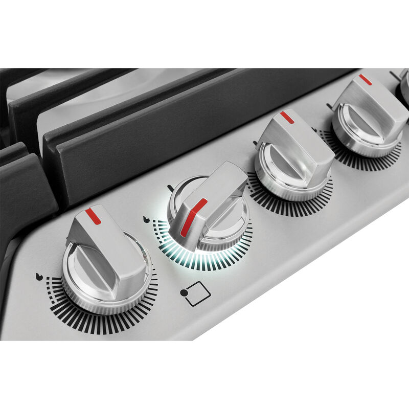 Frigidaire Gallery 36 in. Natural Gas Cooktop with 5 Sealed Burners - Stainless Steel, Stainless Steel, hires