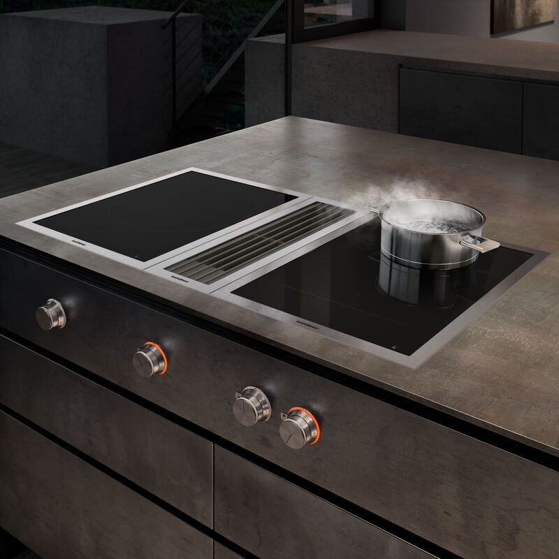Gaggenau Vario 400 Series 15 in. 2-Burner Natural Gas Cooktop with Simmer Burner - Stainless Steel, , hires
